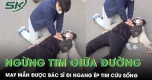 Ngừng tim giữa đường giờ cao điểm, nam thanh niên được bác sĩ đi ngang ép tim giành lại sự sống