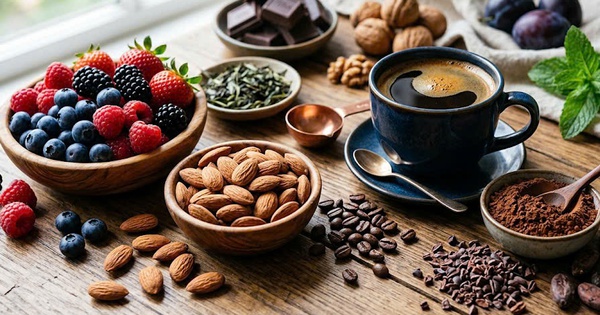 7 loại thực phẩm và đồ uống giàu chất chống oxy hóa hơn trà xanh