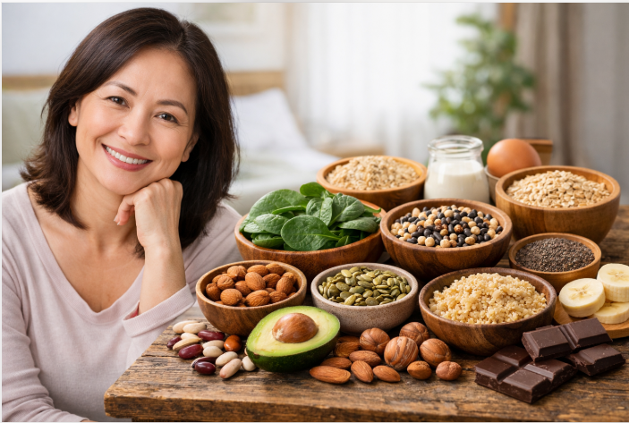 Phụ nữ sau 40 tuổi nên bổ sung magie từ những nguồn nào?  - Ảnh 1.