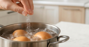 Lý do nên bỏ muối vào nước luộc trứng