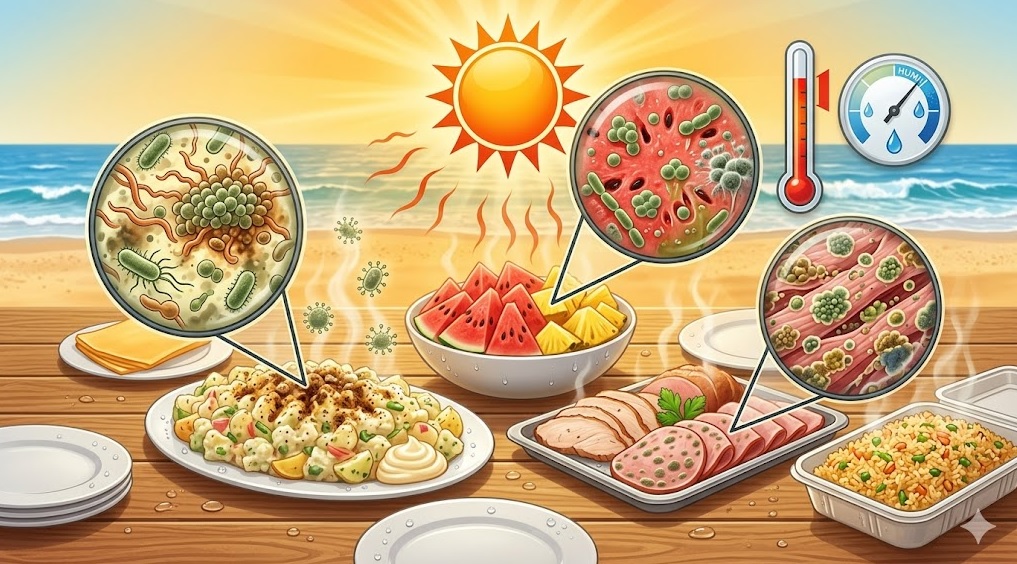 Dễ mắc nhiễm khuẩn đường ruột trong mùa hè từ thói quen ăn đồ sống- Ảnh 2.