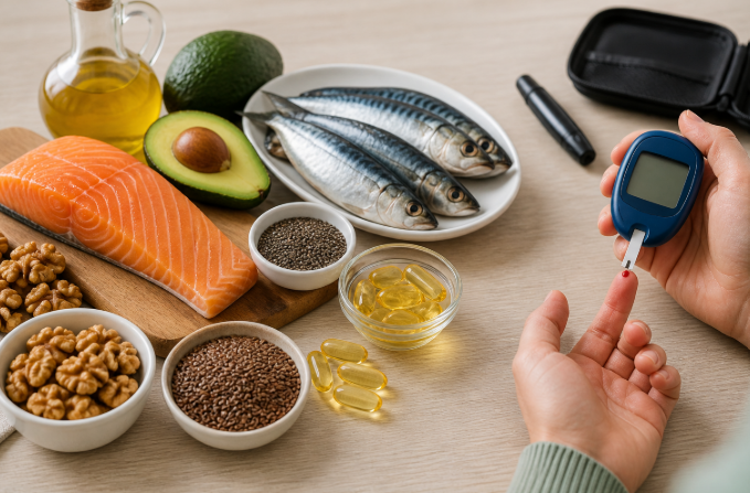 Bổ sung omega-3 hằng ngày, đường huyết thay đổi ra sao?- Ảnh 1. Bổ sung omega-3 hằng ngày, đường huyết thay đổi ra sao?- Ảnh 1.