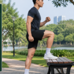 5 bài tập với ghế đá công viên giúp tăng cường sức mạnh đôi chân