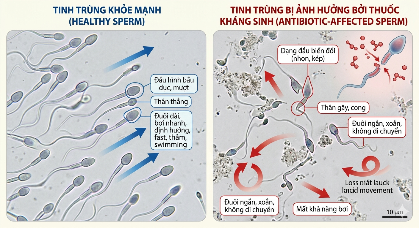 Thuốc kháng sinh ảnh hưởng thế nào đến khả năng sinh sản? - Ảnh 1. Thuốc kháng sinh ảnh hưởng thế nào đến khả năng sinh sản? - Ảnh 1.