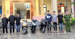 Nhóm thanh thiếu niên mang ná tụ tập gây rối ở Tuyên Quang