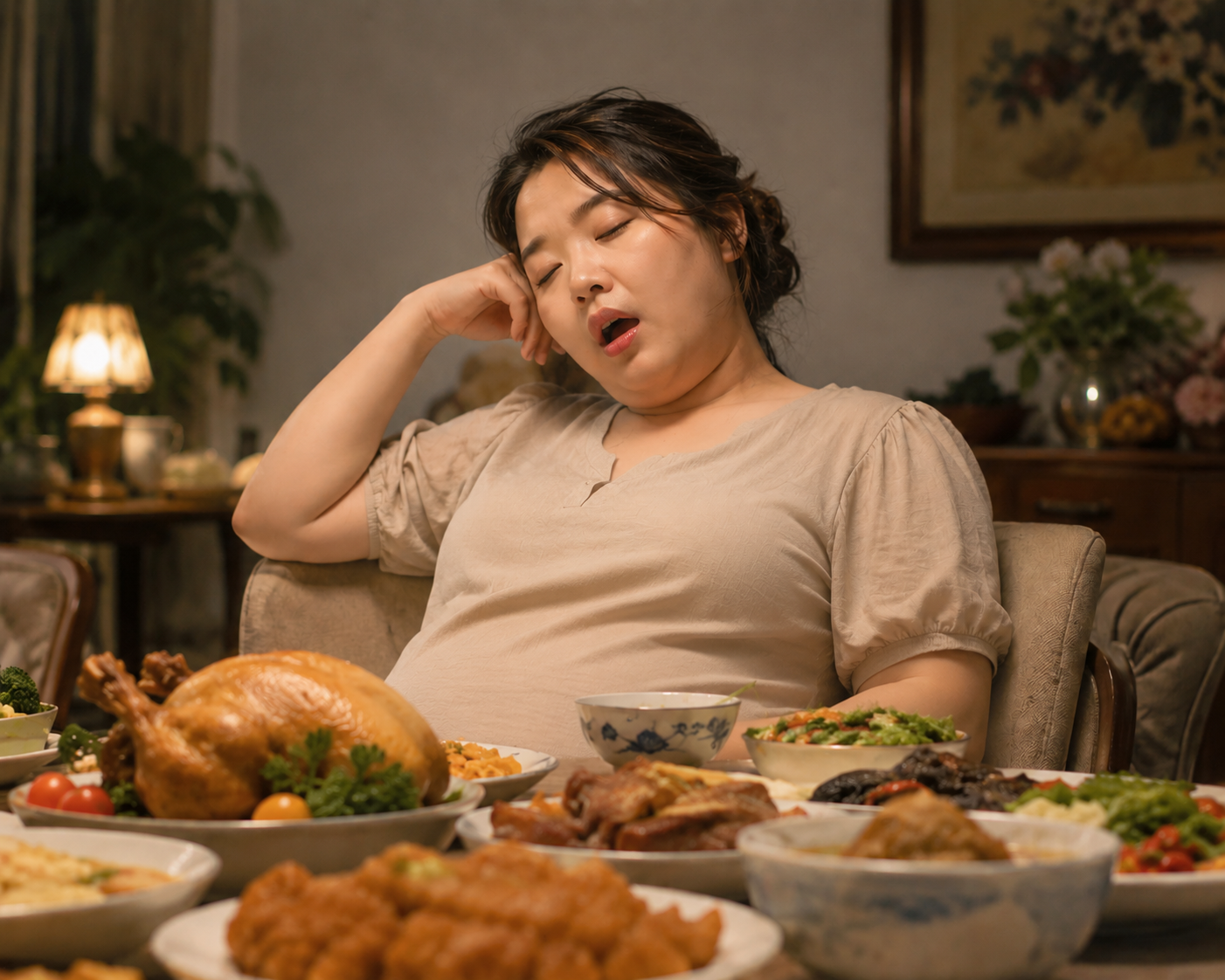 Vì sao vừa ăn xong đã buồn ngủ?- Ảnh 2.