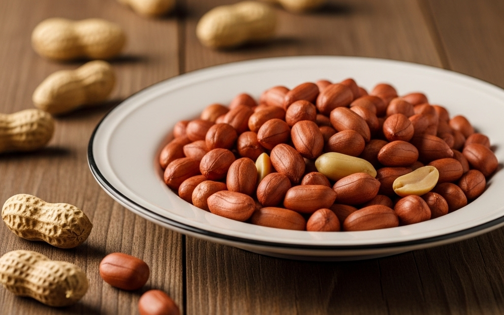 4 loại hạt giàu protein và chất chống oxy hóa tốt cho não bộ người cao tuổi- Ảnh 4. Lạc có nhiều lợi ích, nên ăn hằng ngày không?