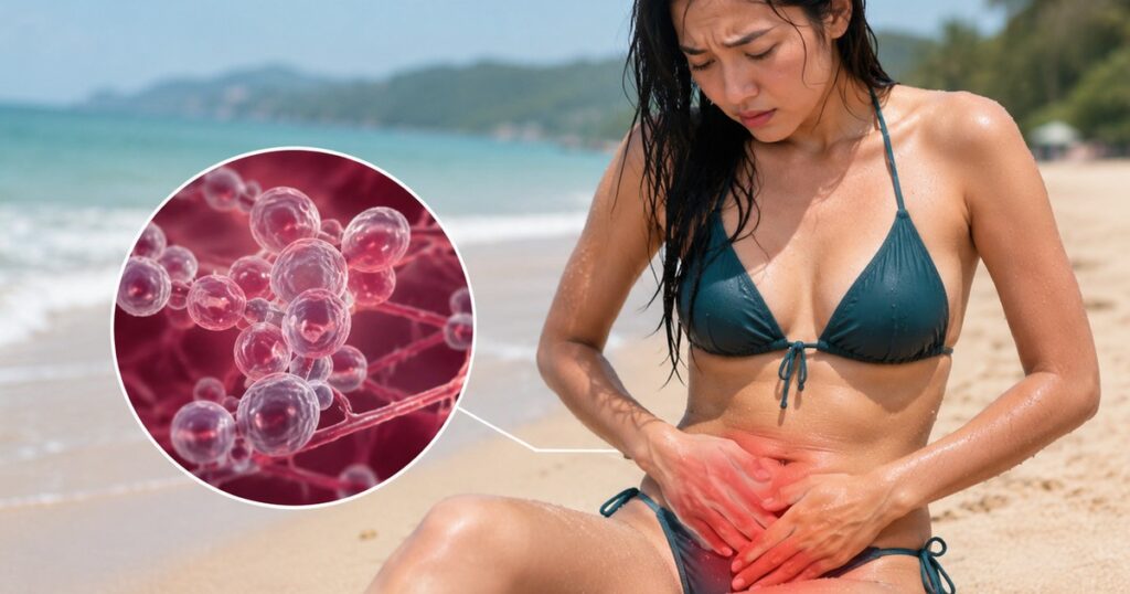 Sai lầm khi đi biển khiến viêm âm đạo do nấm tái phát nhiều lần