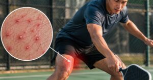 Chơi Pickleball, bóng đá mùa nóng: Nam giới dễ bị nhiễm trùng da