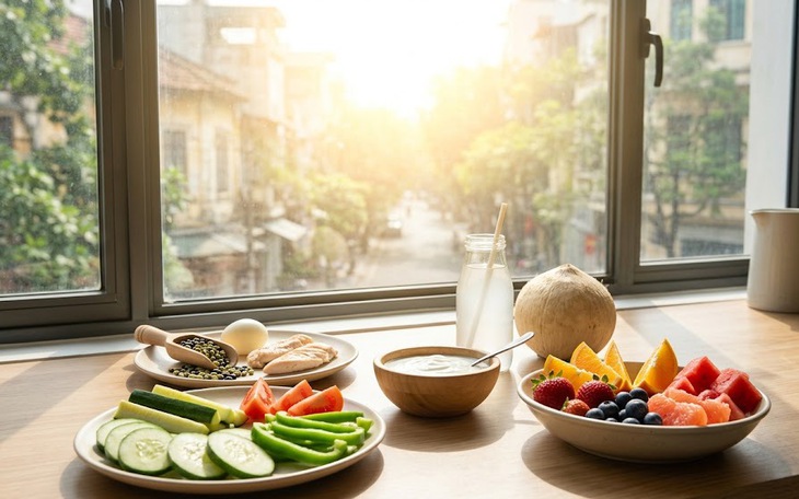 Nắng nóng kéo dài: 4 cách ăn uống giúp cơ thể dễ chịu hơn- Ảnh 2. Tuần nắng nóng gay gắt: 4 nhóm thực phẩm tốt nhất nên ăn để bảo vệ sức khỏe