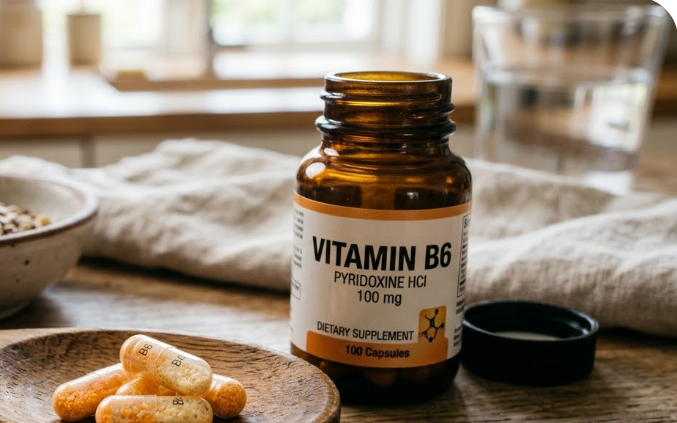 Nên uống vitamin B6 riêng lẻ hay kết hợp với các vitamin nhóm B khác?- Ảnh 2. Vitamin B6: Khi nào nên ưu tiên dùng thuốc, khi nào chỉ cần bổ sung qua thực phẩm?