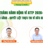 TRUYỀN HÌNH TRỰC TUYẾN: Cam kết chính sách quyết liệt thực thi vì sức khỏe cộng đồng