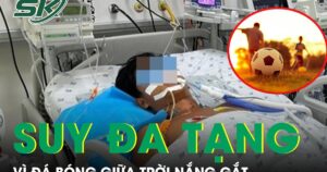 Nam sinh nguy kịch hủy cơ, suy đa tạng vì đá bóng giữa nắng gắt