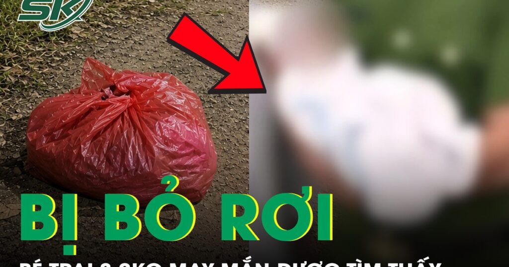 Bé trai 3,2kg bị bỏ lại giữa đêm trong bọc nilon, may mắn giữ được sự sống