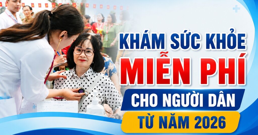 Khám sức khỏe miễn phí cho người dân từ năm 2026