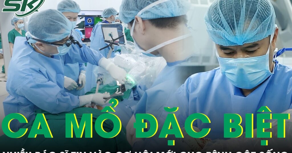 Chứng kiến ca mổ đặc biệt, nhiều bác sĩ tin vào cơ hội mới cho người bệnh cột sống