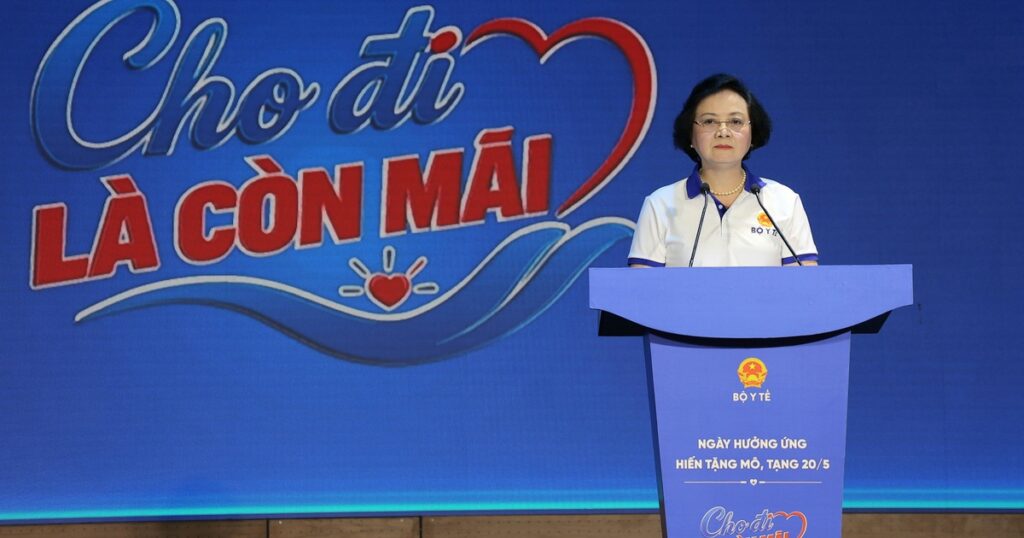 Phó Thủ tướng Phạm Thị Thanh Trà kêu gọi lan tỏa mạnh mẽ phong trào hiến mô, tạng