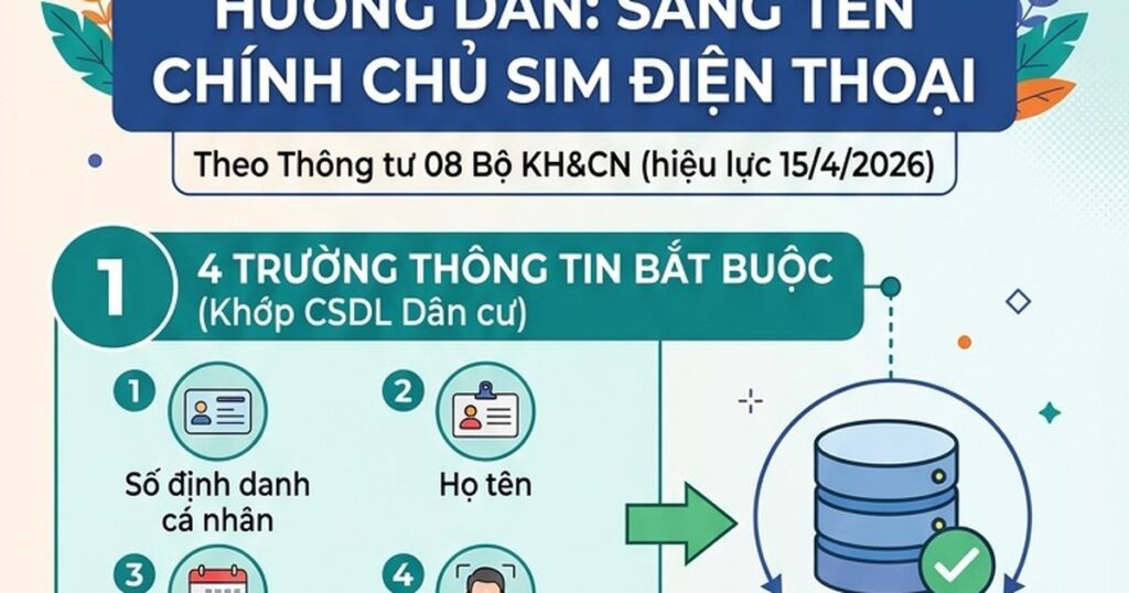 Người dùng sẽ gặp rắc rối nào khi không xác nhận thuê bao chính chủ?