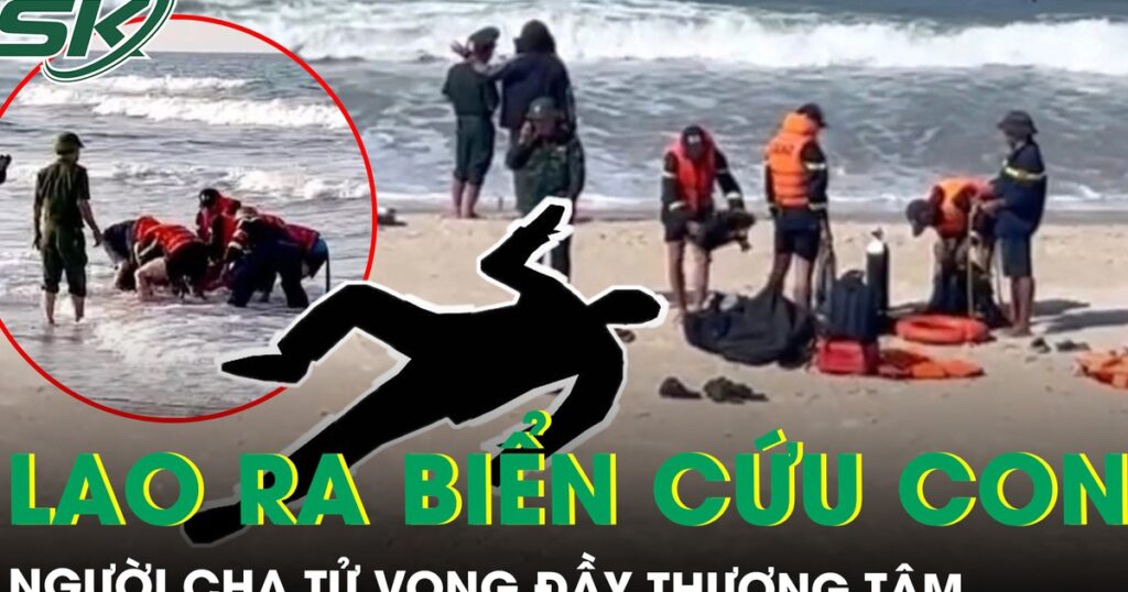 Xót xa: Tìm thấy thi thể người cha mất tích khi lao ra biển cứu con ở Quảng Trị