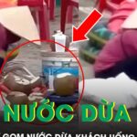 Xác minh người phụ nữ gom nước dừa khách uống thừa bán lại ở bãi biển Thịnh Long