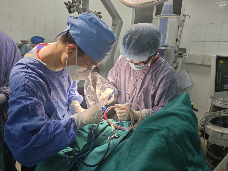 Bé trai nhập viện cấp cứu khẩn do bị dao cắm vào đầu trong lúc chơi đùa- Ảnh 2.