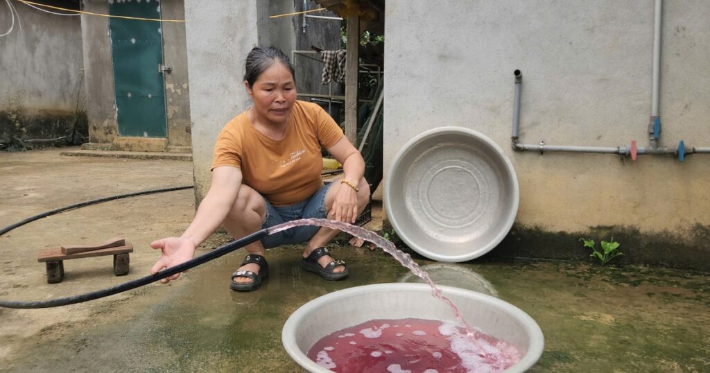 Kết quả xét nghiệm nước sinh hoạt đổi màu tím, hôi tanh bất thường tại Thanh Hóa