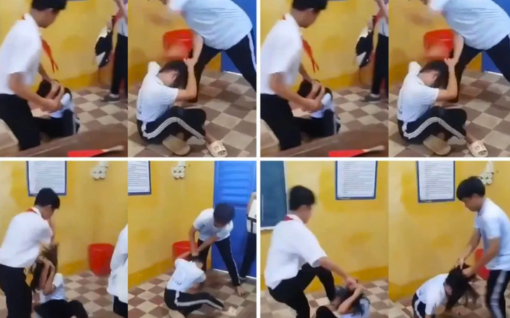Khởi tố các đối tượng đánh hội đồng một nữ sinh tại nhà vệ sinh Trường Cao đẳng nghề Việt - Xô số 1- Ảnh 2.
