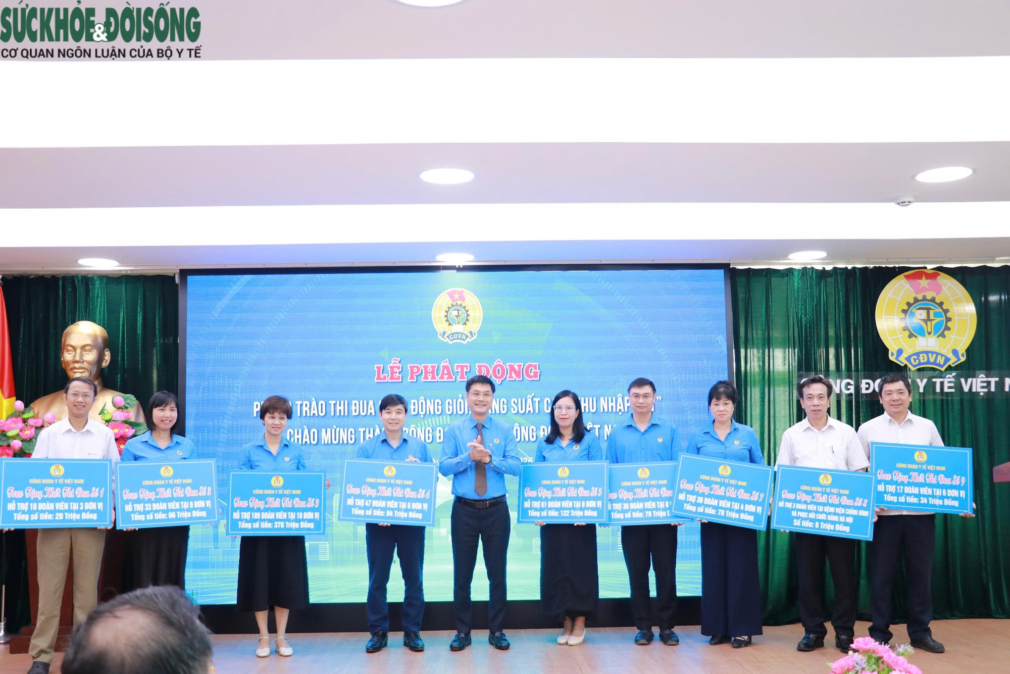 base64-17808007481531988628034 Công đoàn Y tế Việt Nam phát động phong trào thi đua 'Lao động giỏi, năng suất cao, thu nhập tốt'- Ảnh 4.