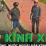 Bức xúc vì cho rằng bị ép xe, người đàn ông nước ngoài đập kính xe đầu kéo