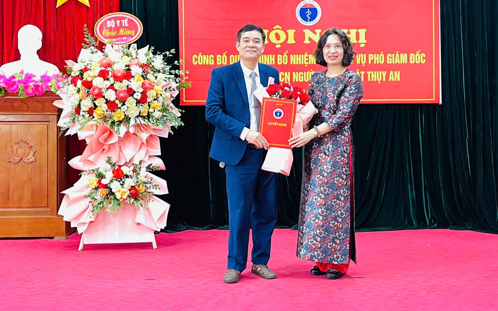 Bộ Y tế bổ nhiệm lại Phó Giám đốc Trung tâm Phục hồi chức năng người khuyết tật Thuỵ An