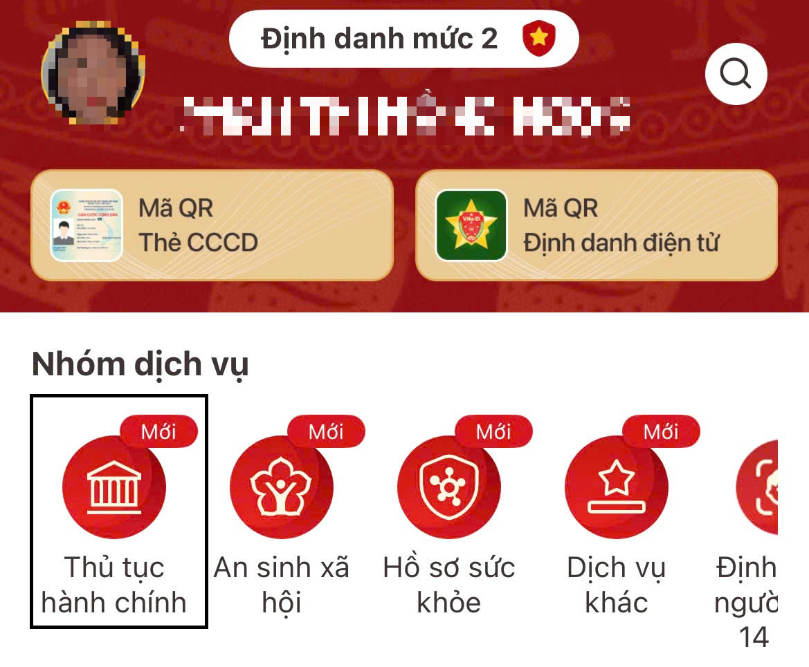 edit-vneid-1779439910772653829224-1 Chi tiết các thủ tục hành chính người dân có thể làm trên VNeID- Ảnh 1.