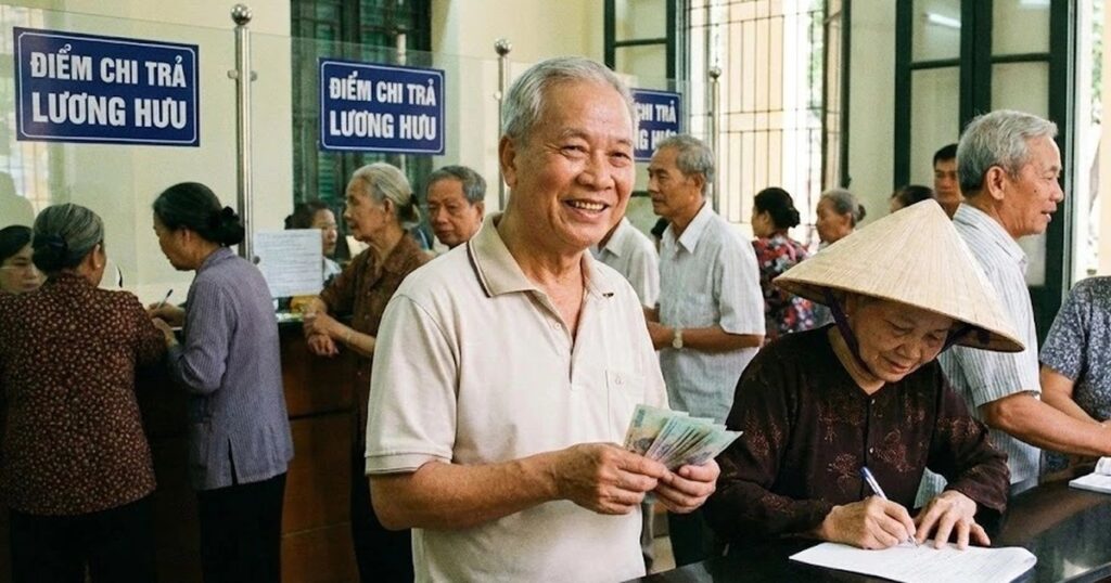 Lịch chi trả lương hưu và trợ cấp BHXH tháng 6/2026 chi tiết
