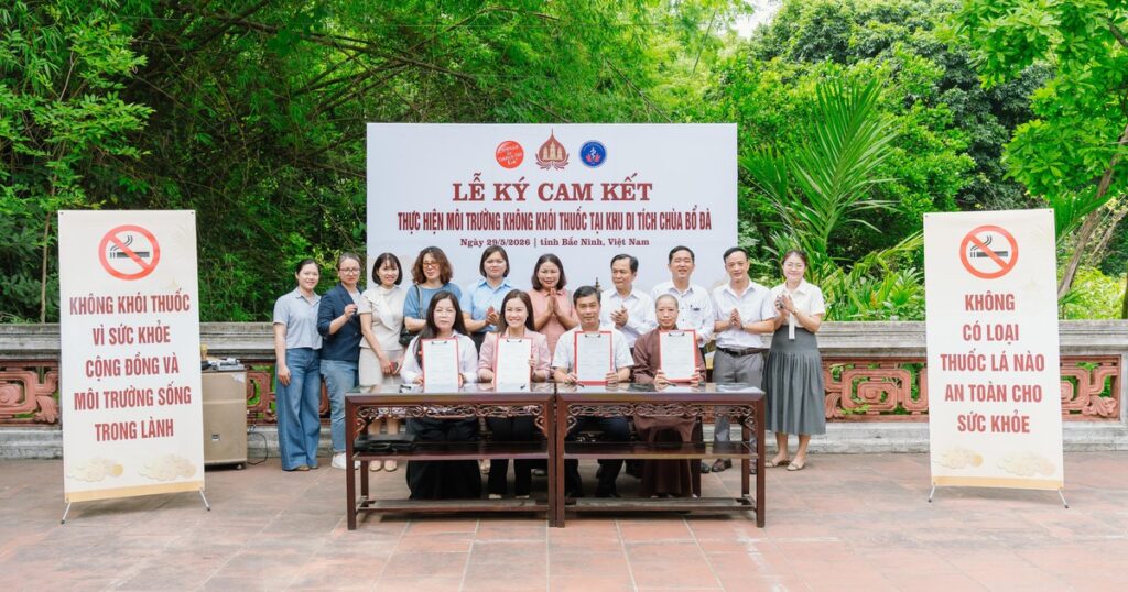 Xây dựng Di tích Quốc gia đặc biệt Chùa Bổ Đà thành mô hình điểm không khói thuốc lá