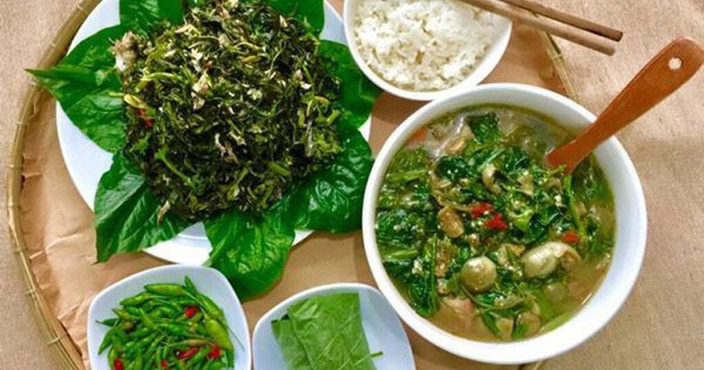 5 món ăn dân dã hấp dẫn, giàu dinh dưỡng từ lá sắn
