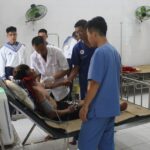 Quân y đảo Song Tử Tây kịp thời điều trị cho ngư dân bị co rút cơ nặng
