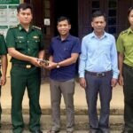 Phát hiện động vật quý hiếm, người dân ở Huế giao nộp bộ đội biên phòng