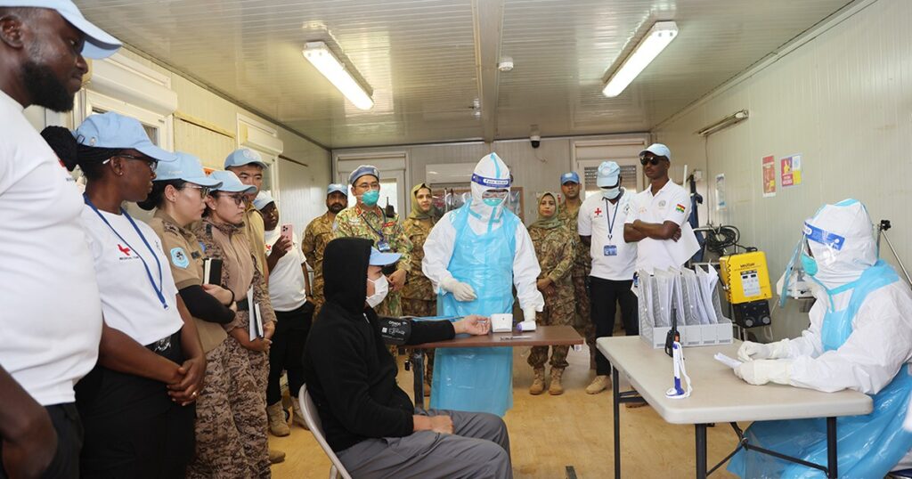 Bệnh viện Dã chiến 2.7 Việt Nam diễn tập ứng phó nguy cơ dịch Ebola tại Nam Sudan
