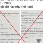 Thông tin đề thi Toán tuyển sinh lớp 10 ở Huế có tổng 11 điểm trên mạng xã hội: Sở GD&ĐT đề nghị công an vào cuộc
