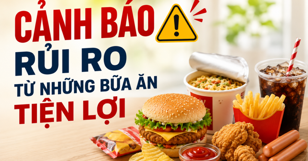 Ngày An toàn Thực phẩm Thế giới 7/6: Chuyên gia cảnh báo từ những bữa ăn tiện lợi