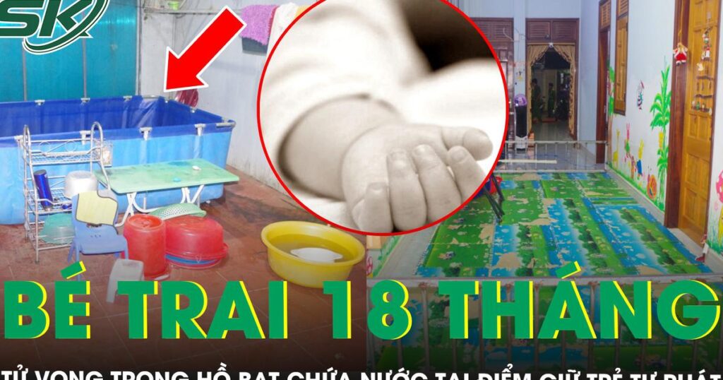 Xót xa bé trai 18 tháng tuổi tử vong trong hồ bạt chứa nước tại điểm giữ trẻ tự phát ở Gia Lai