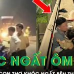 Xót xa cảnh người chồng ôm con thơ khóc ngất bên thi thể vợ bầu sắp sinh tử vong vì tai nạn