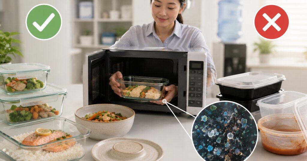 Thói quen hâm nóng đồ ăn bằng hộp nhựa có thể khiến bạn phơi nhiễm vi nhựa