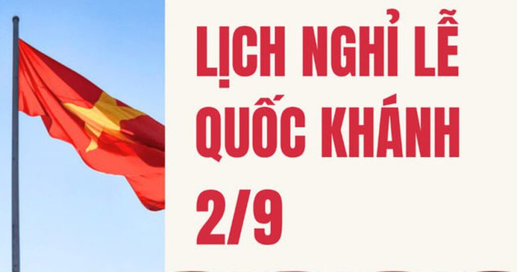 Chính thức: Nghỉ 5 ngày dịp Quốc khánh 2/9