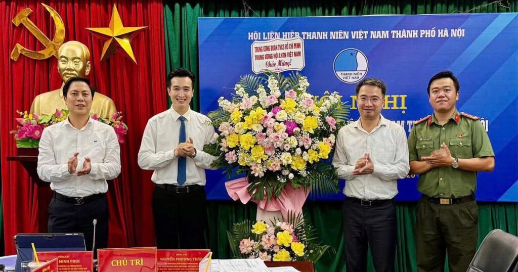 Hội Liên hiệp Thanh niên Việt Nam TP Hà Nội có tân Chủ tịch